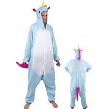 Costume de licorne bleue original pour adulte