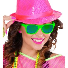 Lunettes vert fluo