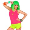 Short jaune fluo femme