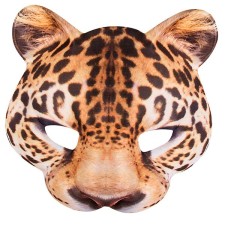 Demi-masque léopard animal