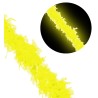 Boa plumes jaune fluo