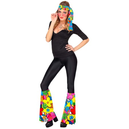 Accessoire Fête Années 70 Jambières à Paillettes Argent Epokus - Déguisement Disco Années 70, Carnaval Abba Jambes Scintillantes Fête