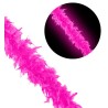 Boa plume rose fluo