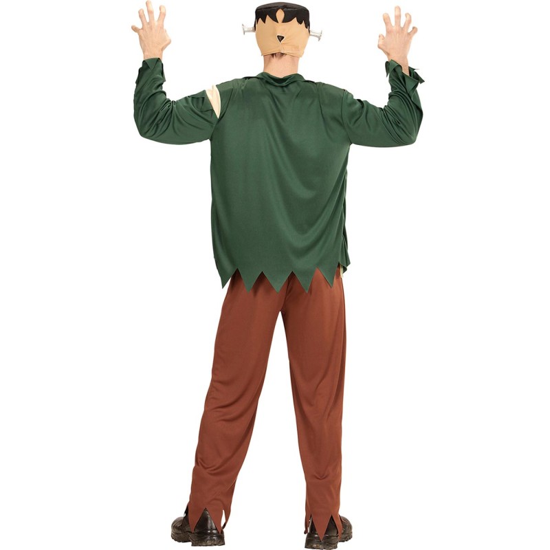 Costume D'ours Horrifique Halloween Homme - Masque, Tablier, Couteau Et Autocollants Cicatrices - Effrayant Et Sanglant