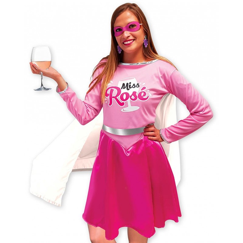 Costume femme de la miss rosé thème alcool
