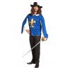 Costume de mousquetaire d'artagnan, athos, aramis, porthos pour homme