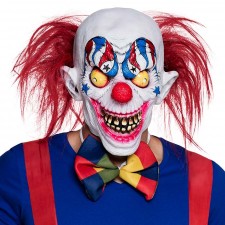 Masque latex intégral de clown Halloween adulte