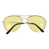 Lunettes jaunes pour déguisement rétro