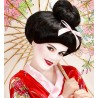 Maquillage blanc Geisha