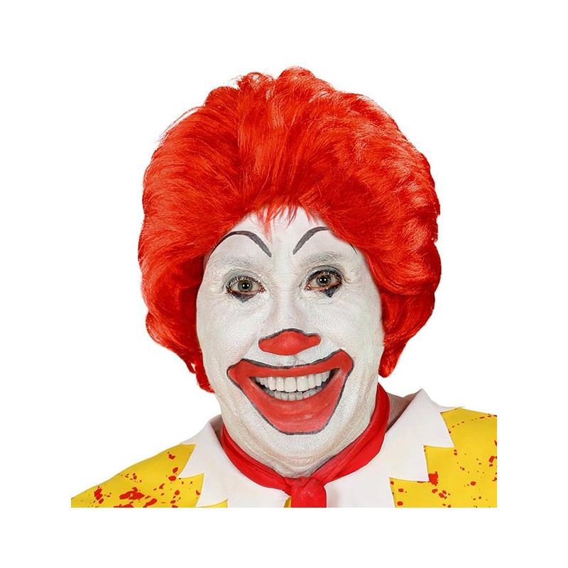 Perruque clown Halloween rouge Perruque clown Halloween rouge