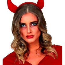 Maquillage diable rouge