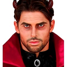 Maquillage démon rouge