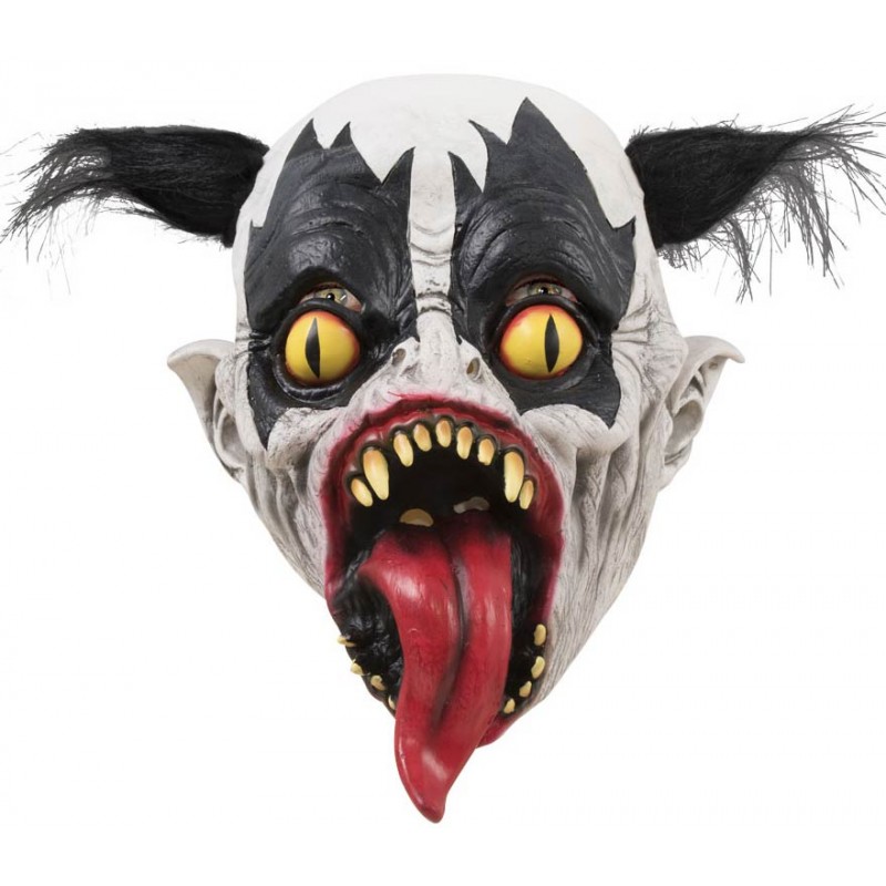 Masque adulte de clown maléfique pour accompagner un déguisement d'Halloween