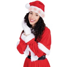 Bonnet Noël clignotant adulte