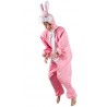 Costume de lapin rose pour femme