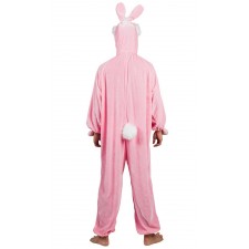 Déguisement de lapin rose taille adulte