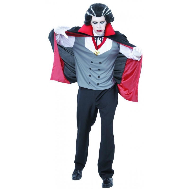 Cape de diable vampire pour adulte, rouge, taille universelle, accessoire  de costume à porter pour l'Halloween