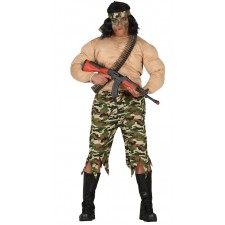 Costume de rambo adulte