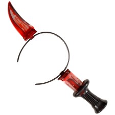 Serre-tête Halloween couteau sanglant