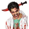 Serre-tête couteau avec sang accessoire Halloween
