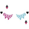 Strass pour visage Halloween dangerous girl