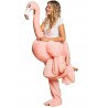 Costume porte-moi de flamant rose femme