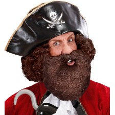 Barbe pirate pour déguisement
