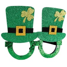 Lunettes Saint-Patrick pailletées