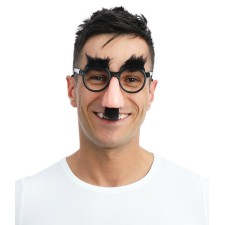 Lunettes nez et moustache pour déguisement