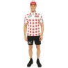 Déguisement cycliste maillot à pois