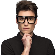 Lunettes rétro designer homme