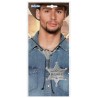 Etoile shérif avec collier de cowboy