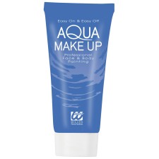 Tube de maquillage bleu pour déguisement