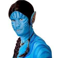 Maquillage bleu Avatar