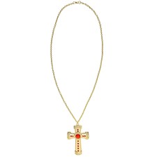 Collier croix déguisement