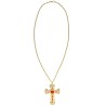 Collier croix déguisement