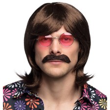 Lunettes Hippie rondes roses style John Lennon