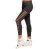Legging à trous noir femme