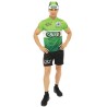 Déguisement cycliste maillot vert