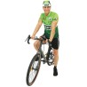 Déguisement cycliste vintage maillot vert