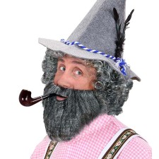 Fausse barbe grise bavarois Oktoberfest
