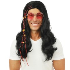 Perruque hippie homme