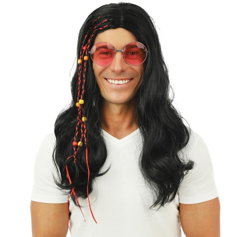 Perruque hippie homme Perruque hippie homme