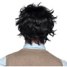 Perruque homme pour déguisement d'intello fou