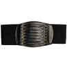 Corset pirate noir stretch