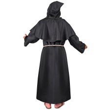 Dos costume de moine sombre adulte