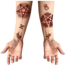 Tatouage Halloween satanique
