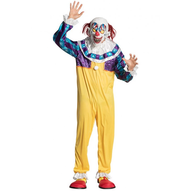 Costume adulte de clown tueur pour Halloween