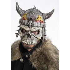 Masque de squelette avec casque