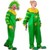Costume de clown tueur vert Halloween